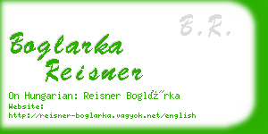 boglarka reisner business card